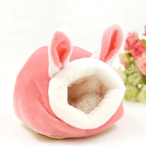 Hamster House Guinea Pigs Nest Small Animal Sleeping Bed Winter Warm Velvet Bed Soft Accessories for Rodents/guinea Pigs
