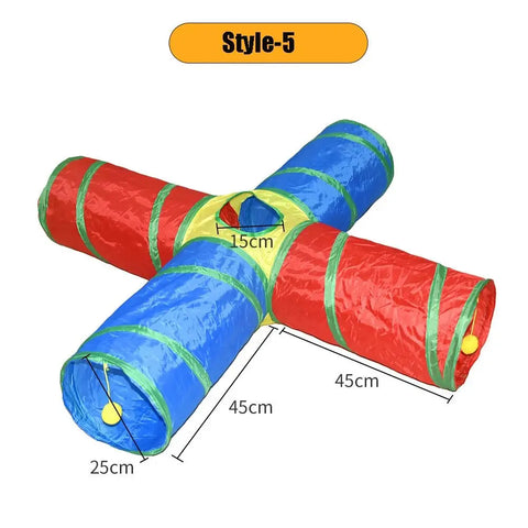 Pet Supplies Cat Play Tunnel Tube Collapsible Hamster House Tunnel For Pet Gerbil Rat Small Animals