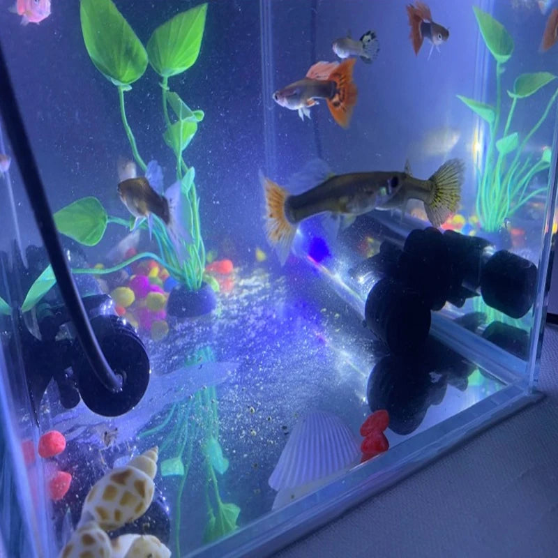 18-58cm USB Plug Aquarium Light LED Waterproof Fish Tank Light Underwater Lighting Submersible Lamp Plant Grow Lamp 110-240V