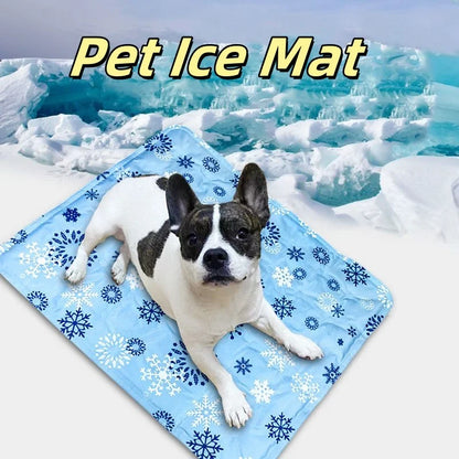 New Dog Cat Ice Cushion Summer Cooling Gel Mat Water Cushion Pet Cool Durable Blanket Sofa Ice Mat Blanket Dormitory Ice Mat