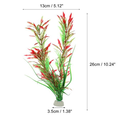 UXCELL Aquarium Ornament Artificial Plants Grass Plastic Seaweed Aquatic Viewing Plant For Fish Tank Landscape Decor Accessories