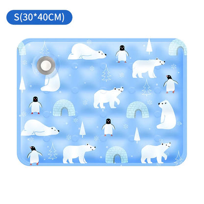 New Dog Cat Ice Cushion Summer Cooling Gel Mat Water Cushion Pet Cool Durable Blanket Sofa Ice Mat Blanket Dormitory Ice Mat