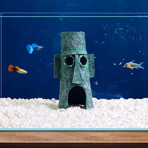 Aquarium Decoration Landscaping Accessories Fish Tank Aquarium Decoration Cartoon Character Pineapple house decoration