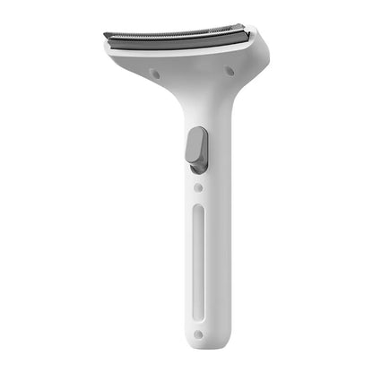 Pet Deshedding Brush with Curved Blade - Detangling Comb for Cats and Dogs Thinning knife Reduce Shedding