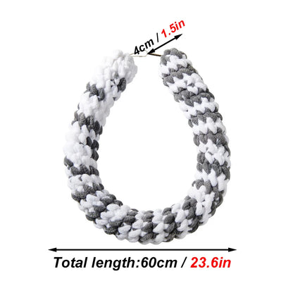 60cm Parrot Climbing Rope Hamster Swing Toy Guinea Pig Hanging Braided Bird Chew Rope Sugar Glider Cockatiel Pet Stand Training