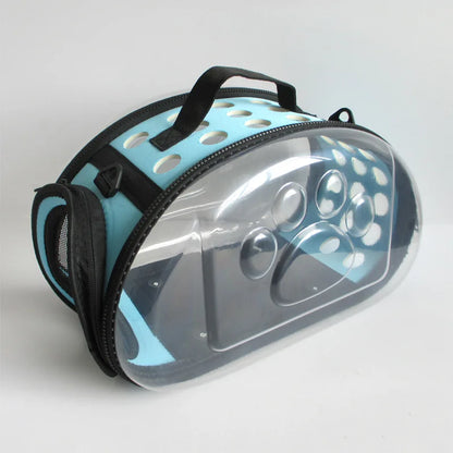 Transparent Pet Carrier Sling Bag for Cat Dog with Ventilation Foldable and Portable Large Capacity Cat Backpack Pet Carrier