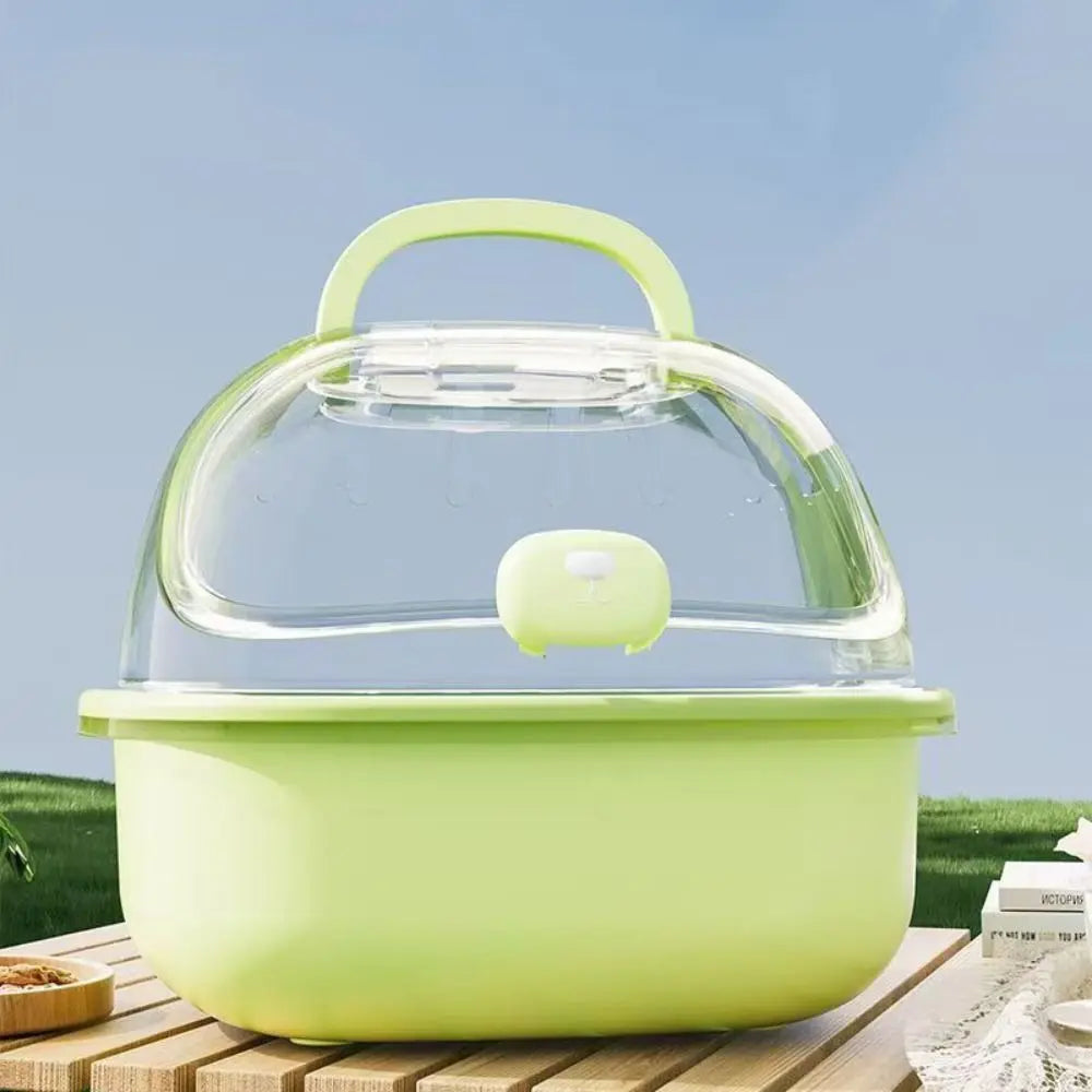 Portable Handheld Hamster Cage Sturdy Breathable Pet Carrying Box Large Space Travel Carrier Holder Pet House