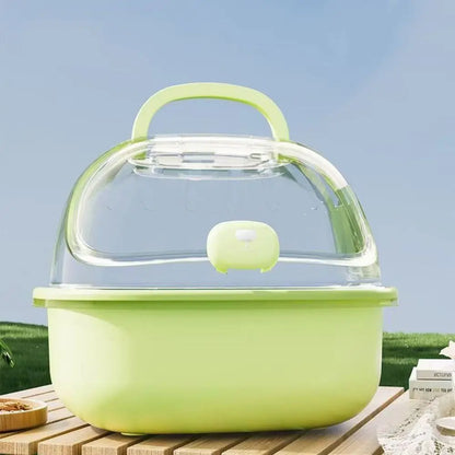 Portable Handheld Hamster Cage Sturdy Breathable Pet Carrying Box Large Space Travel Carrier Holder Pet House