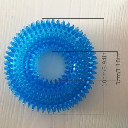 Dog toy sound balls are suitable for resist biting, squeezing, chewing, gripping, and grinding their teeth