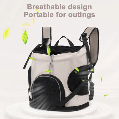 Portable Pet Bag Carrier Large Capacity Outdoor Travel Backpack for Cats Small Dogs Breathable Cat Carrying Bag Pet Supplies