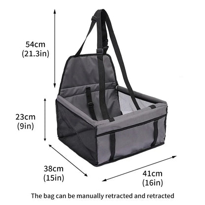5 color Double Thick Waterproof Travel Accessories Mesh Hanging Bag Folding Pet Supplies Dog Mat Blanket Safety Pet Car Seat Bag
