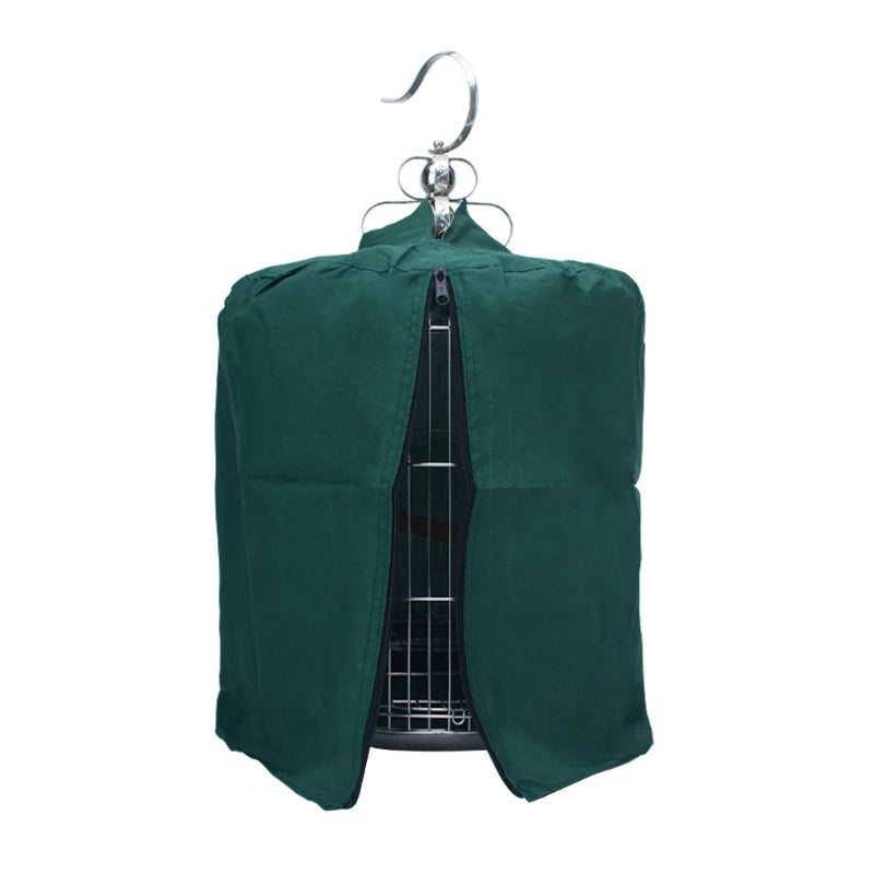 Good-Night Bird Cage Cover for Round Bird Cage Light Proof Shade for Night Blackout Cloth Windproof G5AB