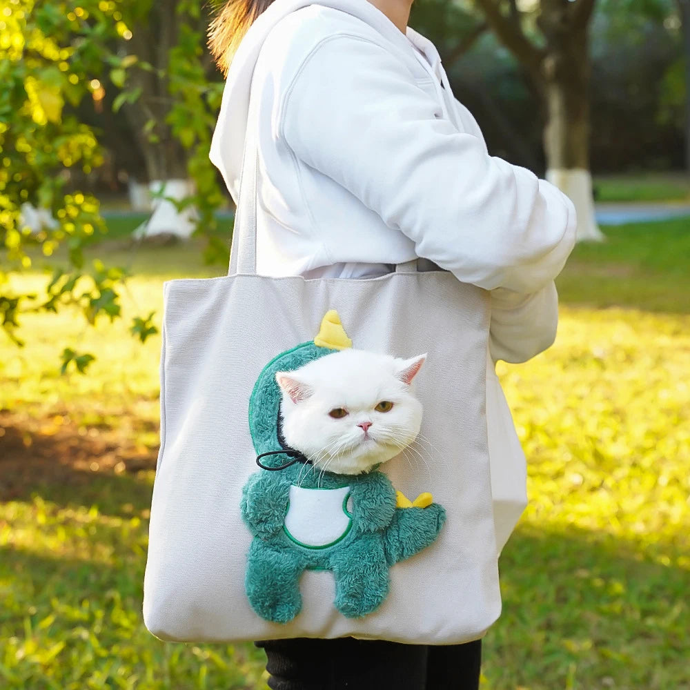 Cat Carrier Backpack Small Dogs Portable Pet Travel Bag Breathable Mesh Front Entry Bubble Window Pet Carrier Outdoor Hiking