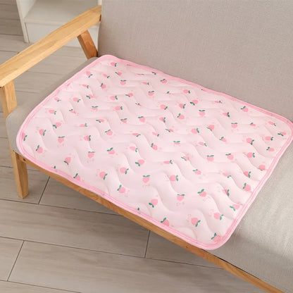 Summer pet mat Cool pet mat Cool cat and dog sofa mat cool ice silk cool breathable pet mat dog ice mat