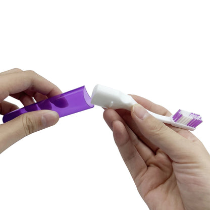 5pcs Travel Toothbrush Portable Folding Tooth Brush Outdoor Camping Business Tooth Brush Soft Toothbrush Oral Cleaning Tools