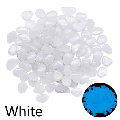 Luminous Stones Glow In The Dark Pebbles Glowing Stones Outdoor Walkways Home Garden Yard Decor Fish Tank Pebble Rocks