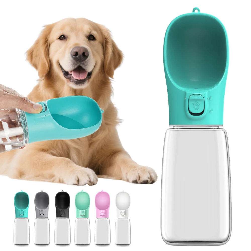 Portable Dog Water Bottle – Leakproof Travel Pet Dispenser (300ml / 350ml / 550ml)
