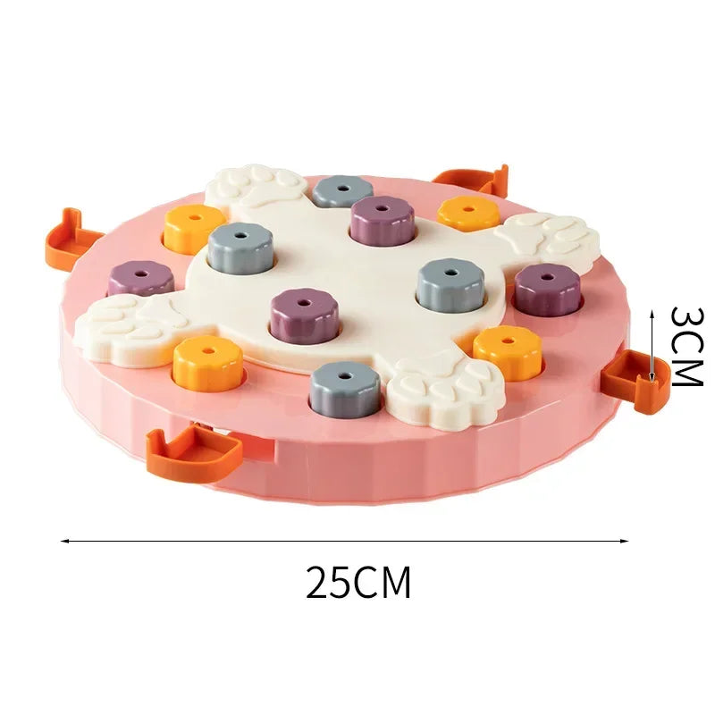 Cat Dog Puzzle Toys Interactive Slow Fooder Non Slip Bowl Increase Puppy IQ Food Dispenser Cats Dogs Training Games Pet Supplies