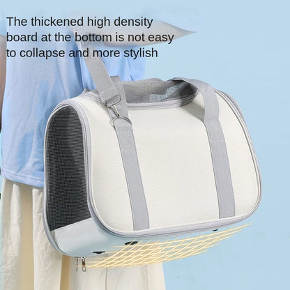 Pet Outing Portable Cat Dogs Handbag Summer Breathable Carrier Travel Puppy Kitten Single Shoulder Bag Pet Carrying Bag Supplie