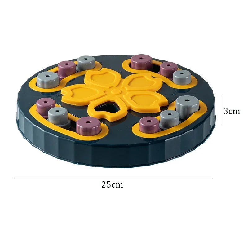 Cat Dog Puzzle Toys Interactive Slow Fooder Non Slip Bowl Increase Puppy IQ Food Dispenser Cats Dogs Training Games Pet Supplies