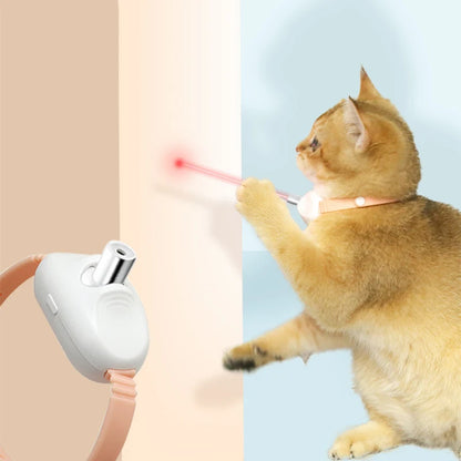 Laser Cat Collar Teasing Cat Electric USB Charging Kitten Automatic Cats Toy Smart Laser Teasing Cat Interactive cat Toy