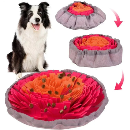 Washable Sniffing Pad Foldable Dog Slow Feeding Mat Toy Dog Training Snuff Mat