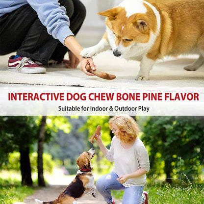 Gigwi Dog Chew Toys Real Wooden Deer Antlers for Aggressive Chewers Large Dog Chewing Indestructible Tough Durable Pet Toys Gift