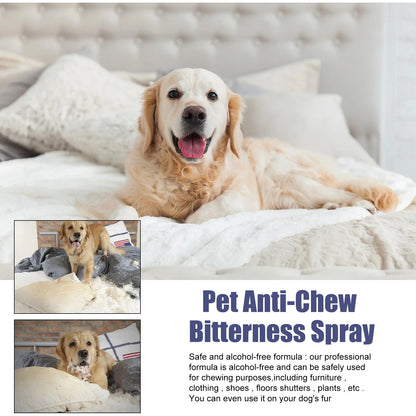 Dog Bitterness Spray Anti Chewing Scratching Sofa Chewing Preventing Stop Furniture Biting Indoor Repellent Pet No Chew Liquid