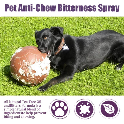 Pet No Chew Spray Bitterness Anti Gnawing Biting Stop Cat Scratching Furniture Behavior Modification Dog Chew Prevention Liquid