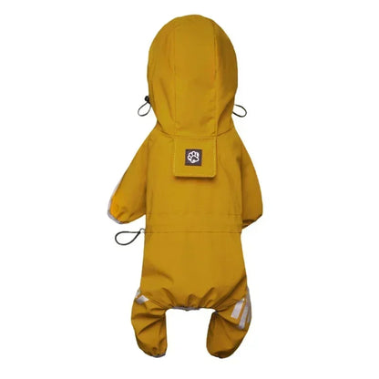 Pet raincoat, reflective waterproof pet clothing, Chihuahua Maltese raincoat, small and medium-sized dog jumpsuit, raincoat dog