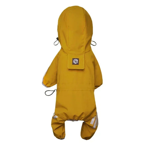 Pet raincoat, reflective waterproof pet clothing, Chihuahua Maltese raincoat, small and medium-sized dog jumpsuit, raincoat dog