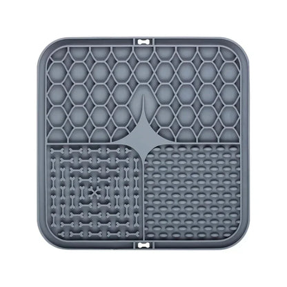 1PC Pet Licking Pad Slow Food Pad Dog Bowl Cat Pet Puppy Choke Proof Silicone Pet Slow Food Pad Cat And Dog Feeding Supplies