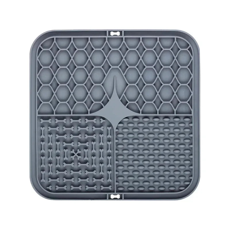 1PC Pet Licking Pad Slow Food Pad Dog Bowl Cat Pet Puppy Choke Proof Silicone Pet Slow Food Pad Cat And Dog Feeding Supplies