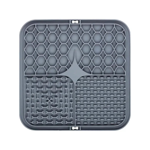 1PC Pet Licking Pad Slow Food Pad Dog Bowl Cat Pet Puppy Choke Proof Silicone Pet Slow Food Pad Cat And Dog Feeding Supplies
