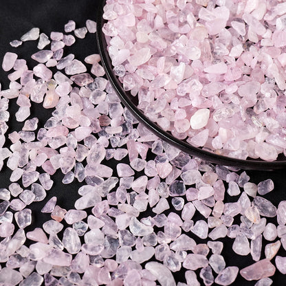 100g/bag Natural Stones Rose Quartz Material Crystal Gravel Stone Chips Ore Minerals Reiki Specimen Gemstones Aquarium Decor