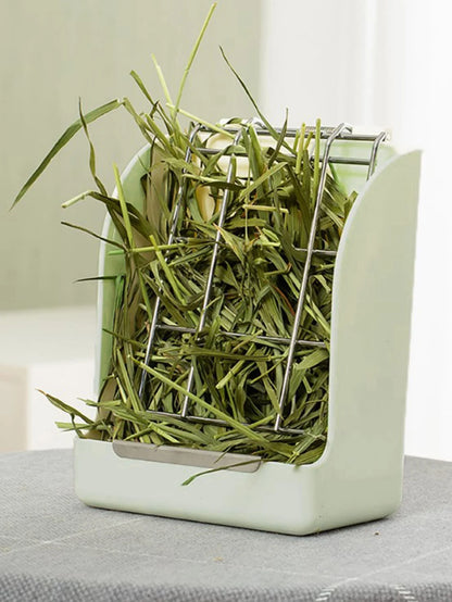 1pc-Wall mounted rabbit feeder, used for outdoor small pet hay feeders, grass racks