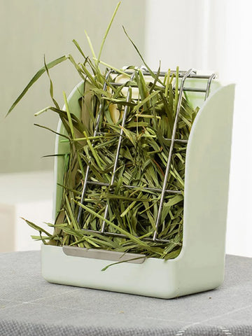 1pc-Wall mounted rabbit feeder, used for outdoor small pet hay feeders, grass racks