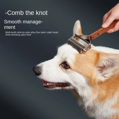 Pet Dog Brush Cat Comb Self Cleaning Pet Hair Remover Brush for Dogs Cats Grooming Tools Pets Dematting Comb Dogs Accessories