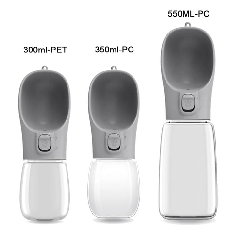 350/550ml Portable Big Dog Water Bottle For Small Medium Dogs Cat Leakproof Travel Walking Pet Water Dispenser Labrodor Supplies