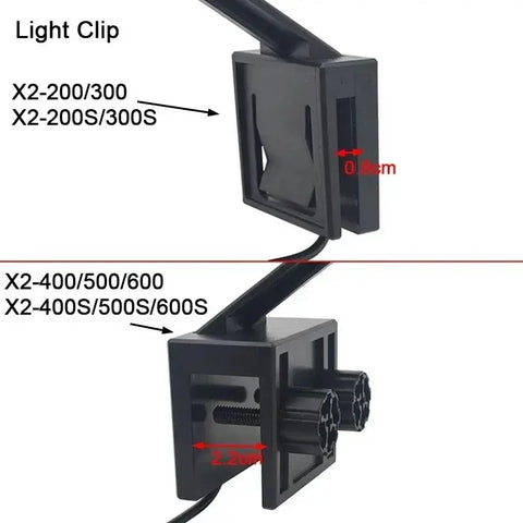 LED Aquarium European Standard 220V Fish Tank Light Ultra-thin Plant Growth Clip Light Aquarium Light Lighting 5W/7W/9W/12W