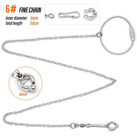 Parrot Leg Ring Ankle Foot Chain Bird Ring Outdoor Flying Training Activity Opening Stand Accessories for Small Bird  Supplies
