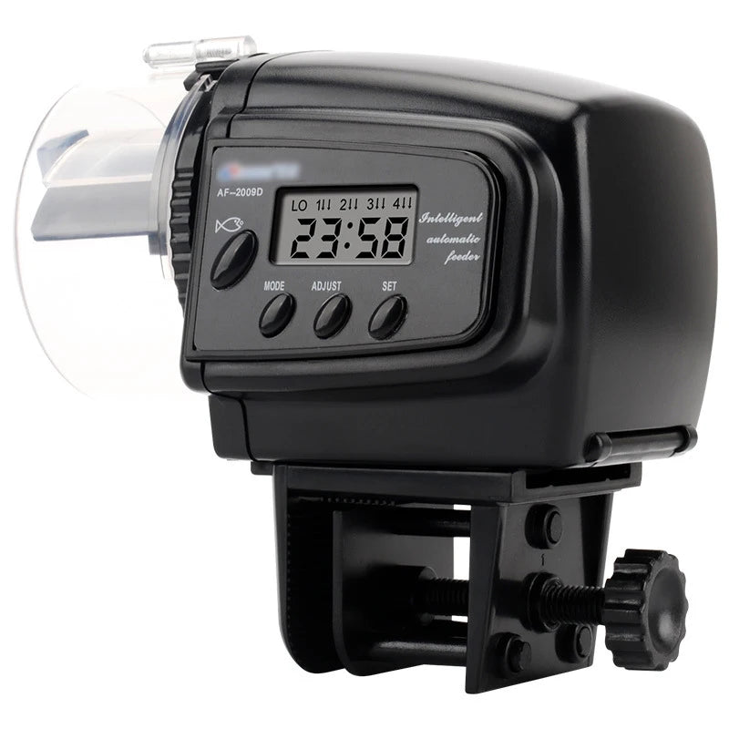 Digital Automatic Auto Tank Pond Fish Food Feeder with Aquarium Fishes Feeding Timer Auto Manual Pet Feeder Lcd Feeding Machine