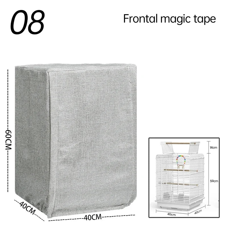 Bird Cage Cover Sunshade Breathable and Splashproof Large Bird Cage Cover Parrot Cage Shading Protective Products Bird Supplies