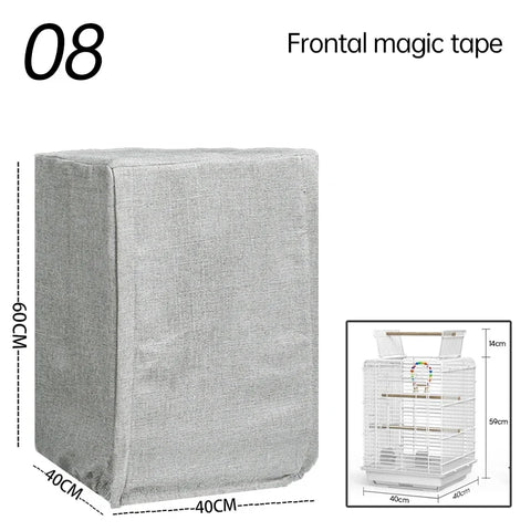 Bird Cage Cover Sunshade Breathable and Splashproof Large Bird Cage Cover Parrot Cage Shading Protective Products Bird Supplies