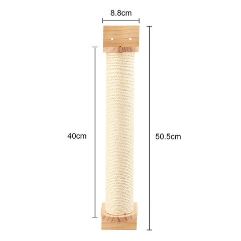Cat Wall Mounted Furniture Hammock Climbing Shelves Cat Scratching Post Wooden Stairway Shelves Sisal Ladder Cat Climbing Frame