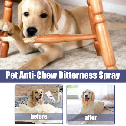 Dog Bitterness Spray Anti Chewing Scratching Sofa Chewing Preventing Stop Furniture Biting Indoor Repellent Pet No Chew Liquid