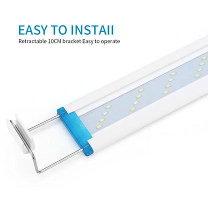 Extensible Waterproof Clip on Lamp For Fish Tank Super Slim Fish Tank Aquatic Plant Grow Aquarium LED Light 18-58cm
