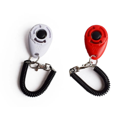 2/Pack Dog Training Clicker with Adjustable Wrist Strap Durable Lightweight Easy To Use for Cats Puppy Birds Horses
