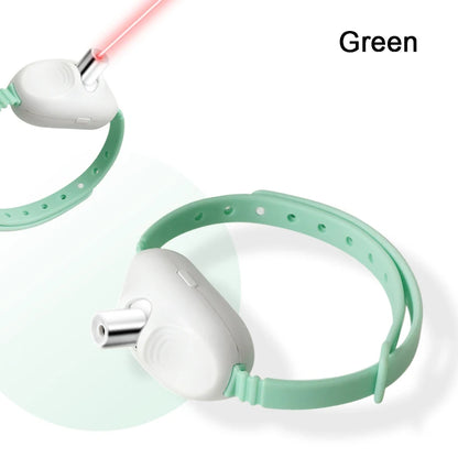 Laser Cat Collar Teasing Cat Electric USB Charging Kitten Automatic Cats Toy Smart Laser Teasing Cat Interactive cat Toy