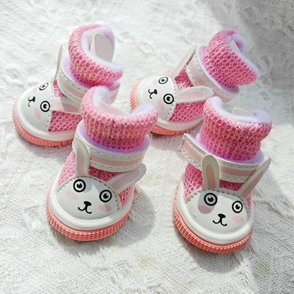 Summer Dog Sneakers For Small Puppy Animal Cute Rabbit Breathable Pet Sandal Shoes Foot Wear Boots Accessories Chihuahua Yorkie